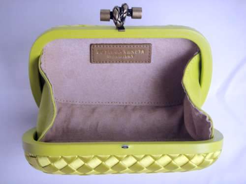 Bottega Veneta Clutches New Knot 8651 lemon yellow